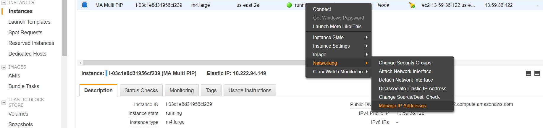 How To Configure A Multi Arm Multi Public Ip Address Loadmaster In Amazon Web Services Kemp Support